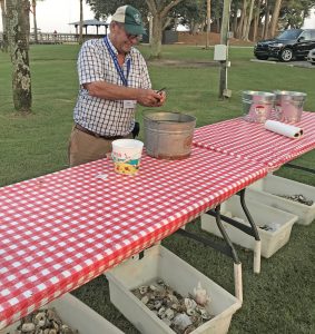 Last man standing at oyster table